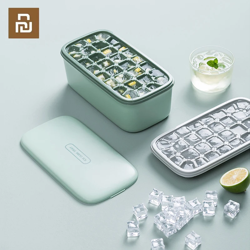 

Youpin Wuming Ice Cube Tray Silicone Fruit Ice Cube Maker DIY Ice Cube Mold Storage Box Household Refrigerator Tools BPA Free
