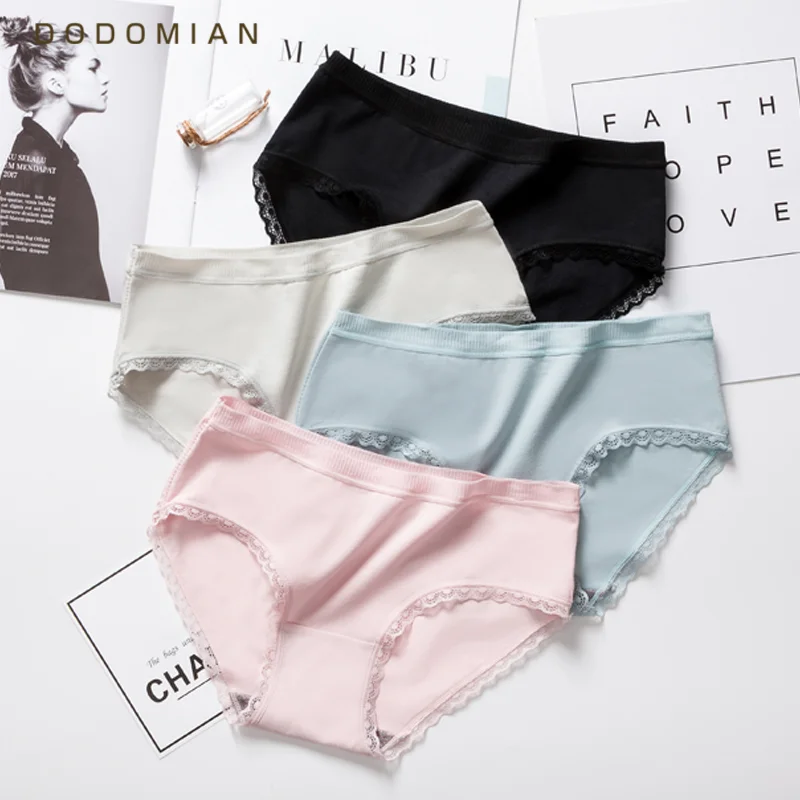 Трусики 3 шт./лот женские хлопковые трусы эластичные бесшовные нижнее белье для