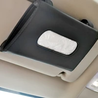 1 pcs car tissue box towel sets auto interior storage decoration car sun visor tissue box holder for bmw car accessories