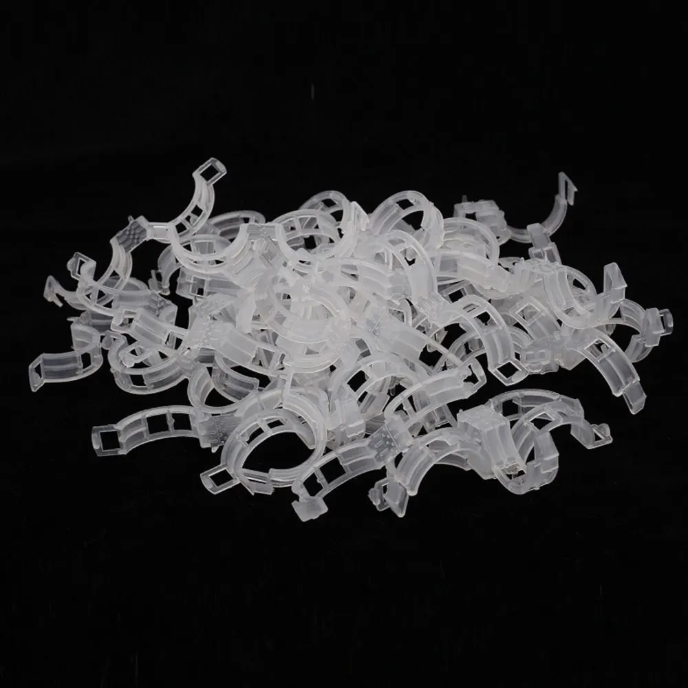 

400Pcs Plant Support Garden Clips For Vine Upright Vegetable Tomato White