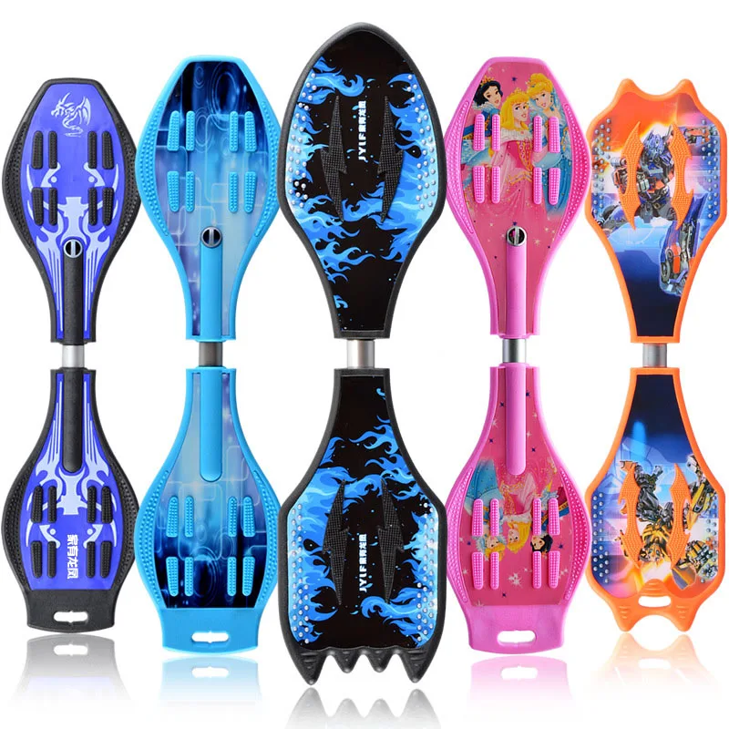 Двухколесный скейтборд для начинающих мужчин и женщин с двойным верхом взрослых