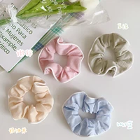 2021 new women babycolor scrunchies girls hair bands ponytail holder hair accessories