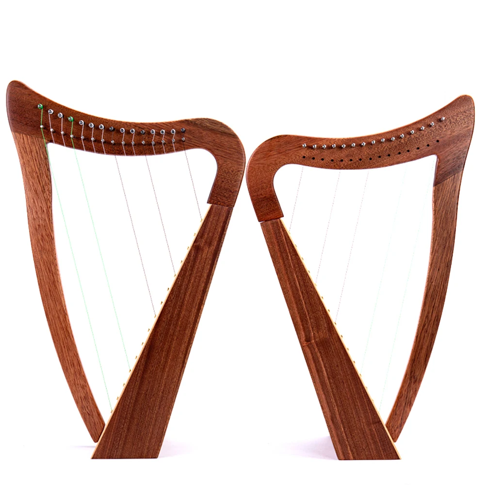 15 String Instruments A Small Harp lyre Coffee Hoose rosewood Imported special nylon string clear tone | Спорт и развлечения