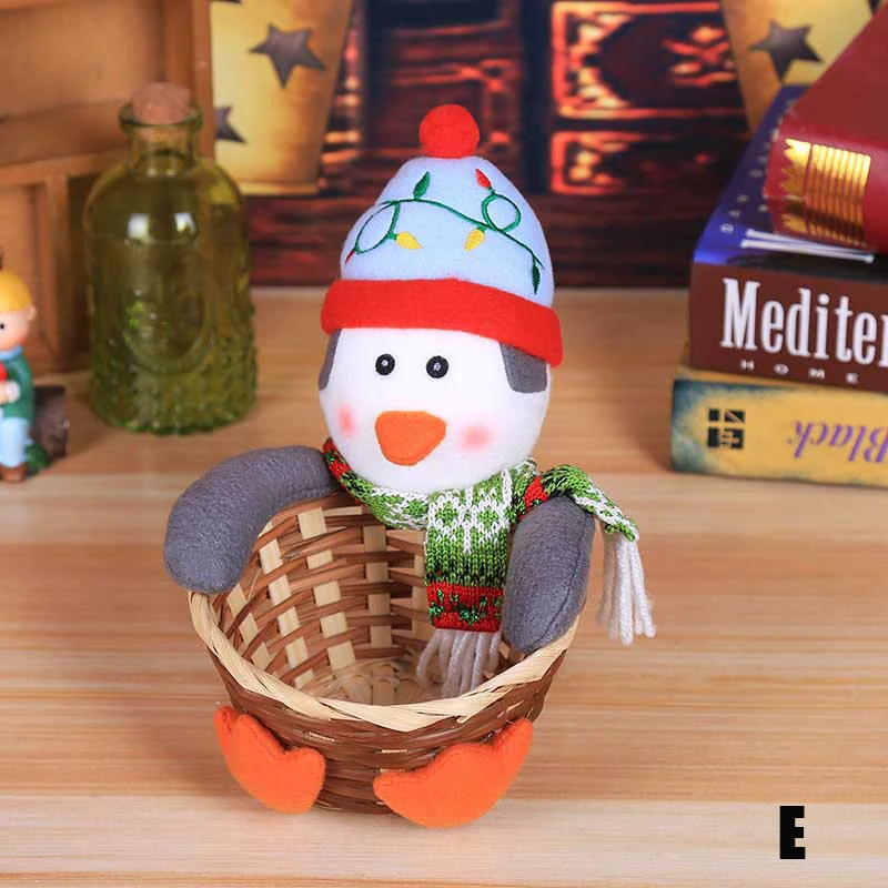 Коробка конфет Рождественская коробка для хранения украшение стола Санта Клаус