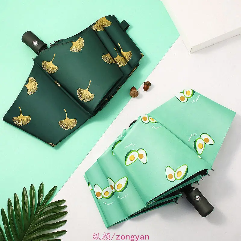 

Automatic Umbrella Windproof Folding Umbrella Female Parasol UV Protection Lace Umbrella Automatic Children Cartoon Umbrella