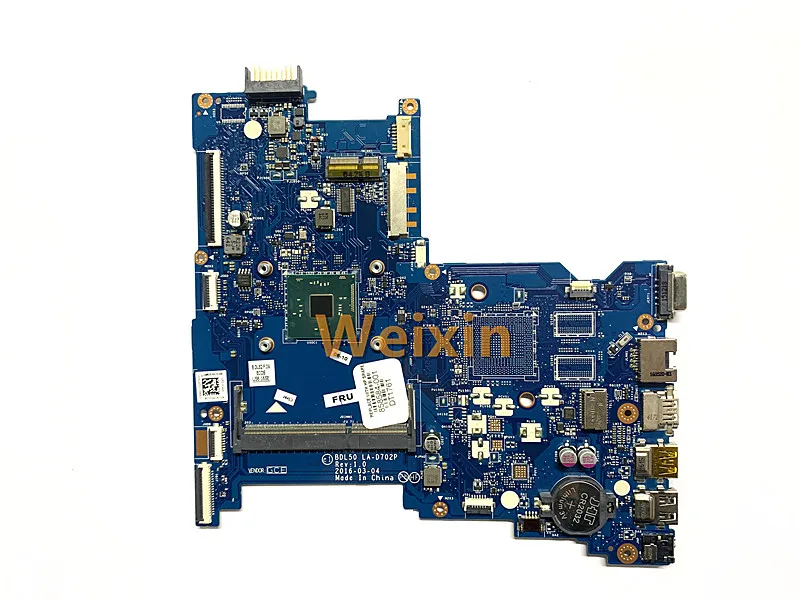 858584-601 858584-001 BDL50 LA-D702P UMA w N3710 для HP 250 256 G5 материнская плата ноутбука 100% рабочий |