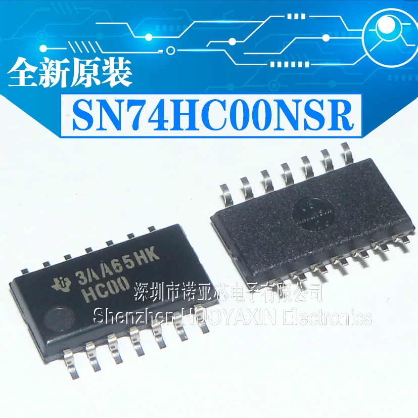 10 шт./лот новый оригинальный SN74HC00NSR 74HC00 SOP14 средний корпус 5 2 мм логический