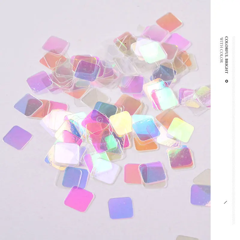 12 сетка/коробка для ногтей Русалка блестящие хлопья к требованиям заказчика