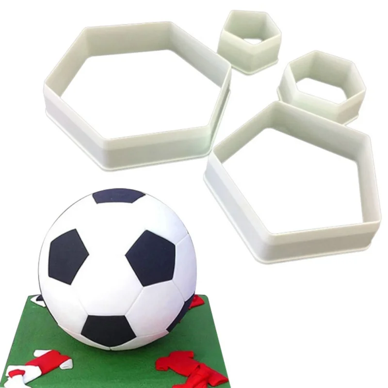 Футбольный мяч Sugarcraft Footbal Fondant Cutter торт плесень помадка инструменты для украшения