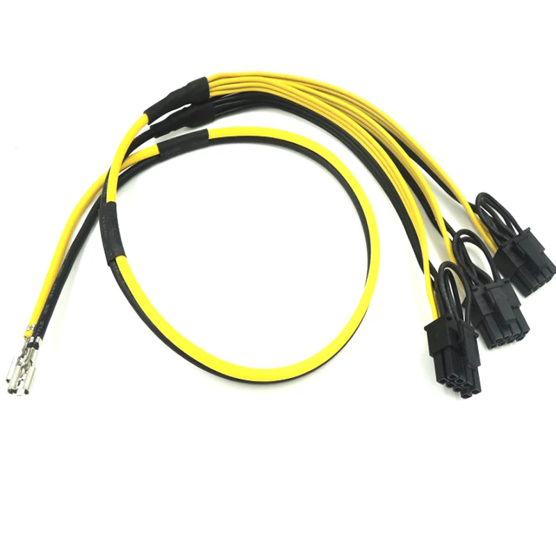 ATX кабель питания сервера 3 * PCI E 8(6 + 2) PC видеокарта шнур 12AWG 50 см 18AWG 20 Серия