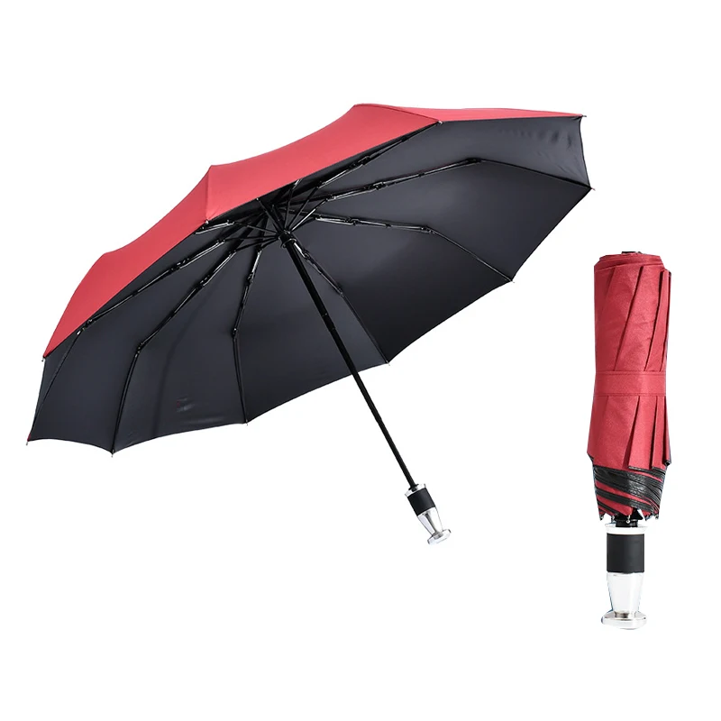 Распродажа 2021 ветрозащитный автоматический складной зонт женские мужские