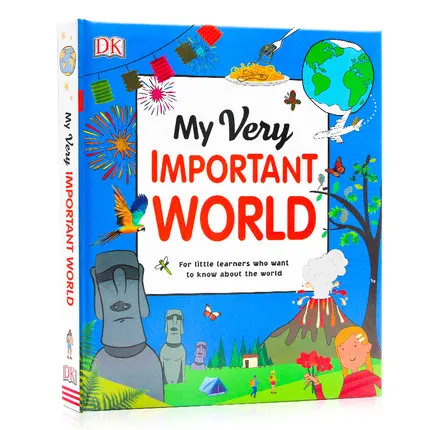 

Original Children Popular Science Books My Very Important World DK Colouring English Activity Picture Book for Kids