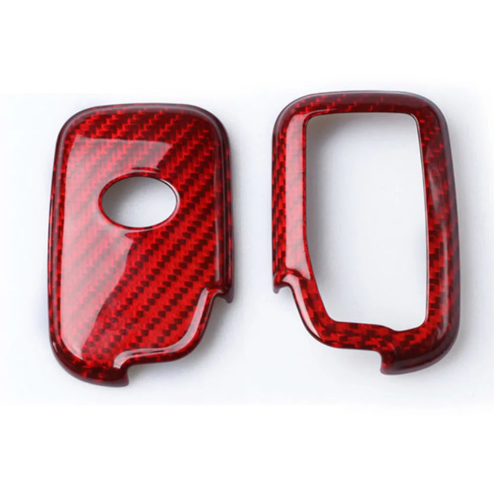 Автомобильный Стайлинг смарт-пульт из углеродного волокна чехол для ключа 3 4
