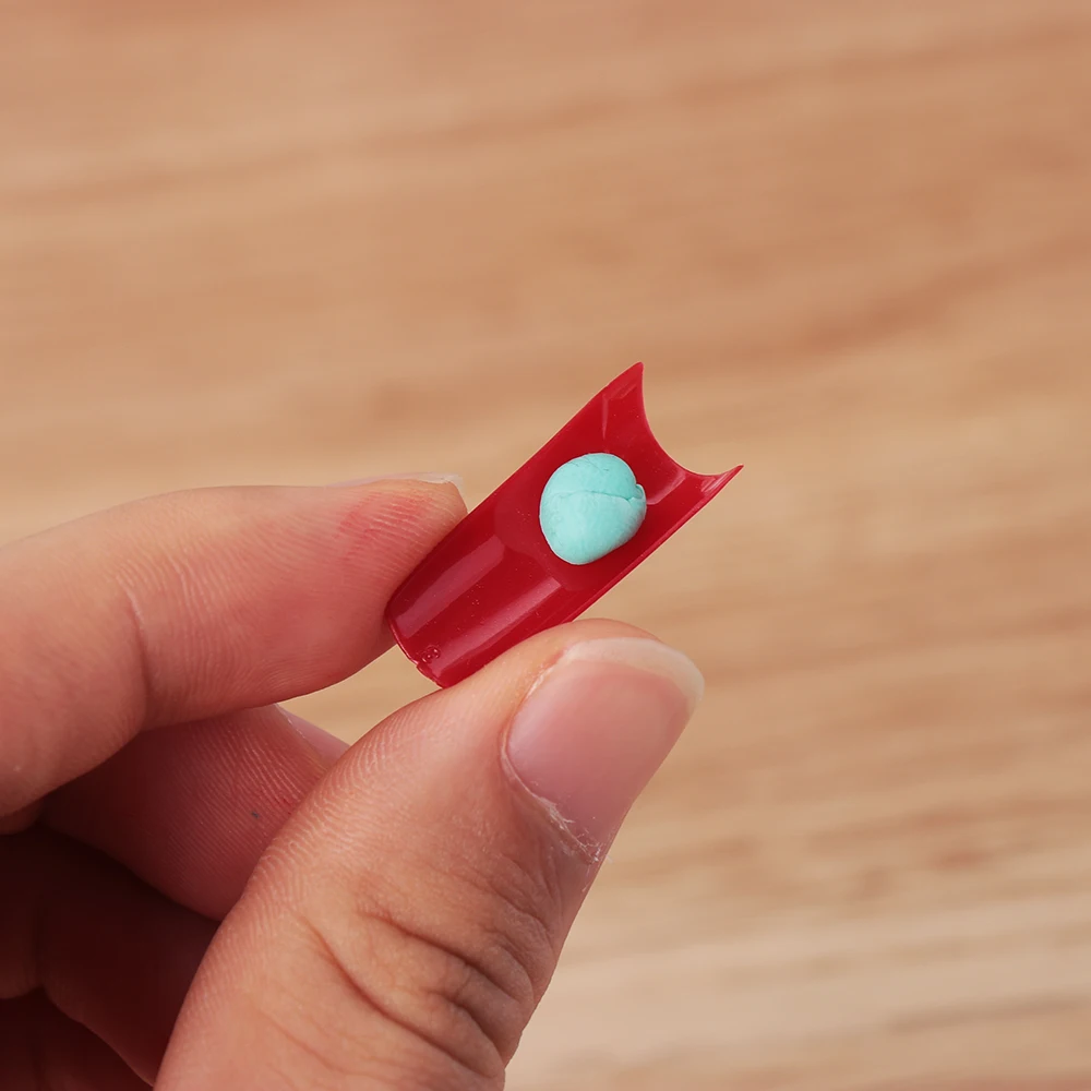 Многоразовый клей для ногтей 1 лист легко Очищаемый полезная пластиковая глина