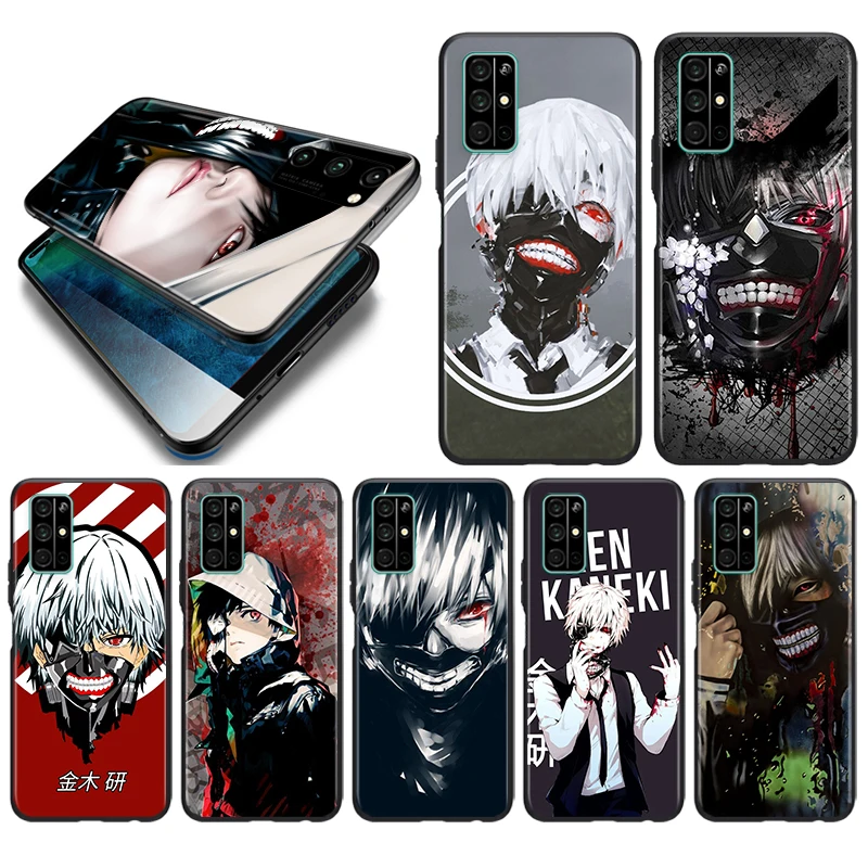 

Soft TPU Cover Anime cartoon Tokyo Ghoul For Honor 20S 20E 20 V20 V30 30i 30S 30 50 SE Pro 5G Plus Lite Black Phone Case