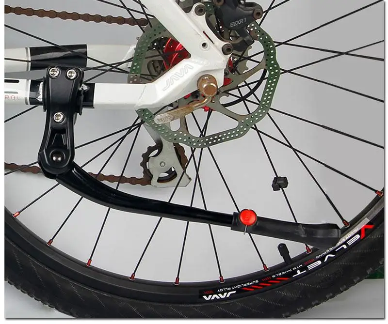 

26"-29" Bike Kick Stand Adjustable Bicycle Parts Aluminum Alloy Bicycle Side Stand Cycling Bike Support Leg Packing Rack Stand