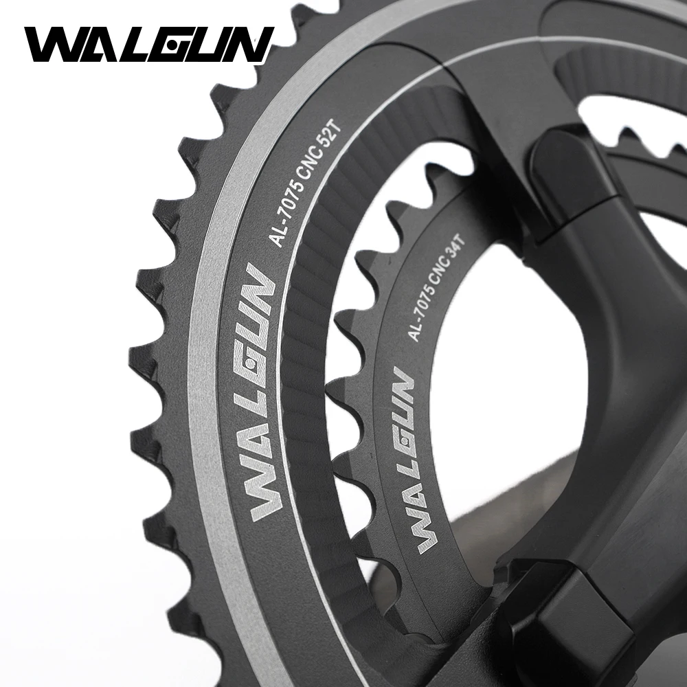 Велосипедная двойная Звездочка 2022 WALGUN Ultegra R8000 105 R7000 110bcd 50t 34t 52t 36t 53t 39t для