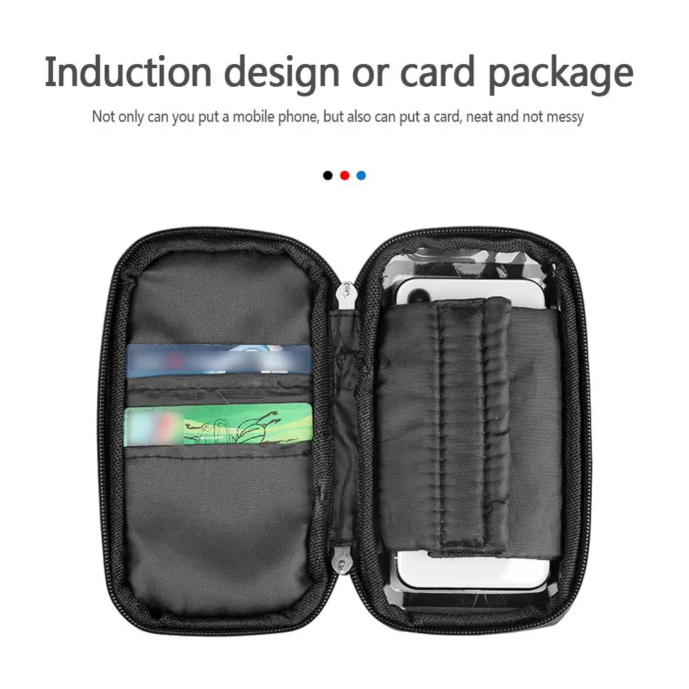 

360 Rotation Cycling Bicycle Bike Protective Handlebar Bag Pouch Touch Screen Case For IPHONE Samsung Navigation Package Mobile