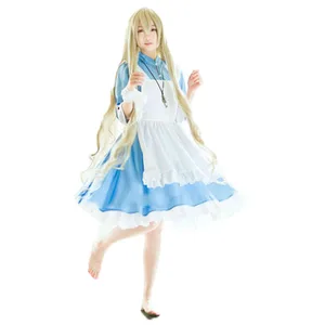 Женский костюм для косплея аниме Сакура Жасмин, платье Козакура Мари, костюм Алисы в стране чудес для косплея на Хэллоуин, Kagero Project