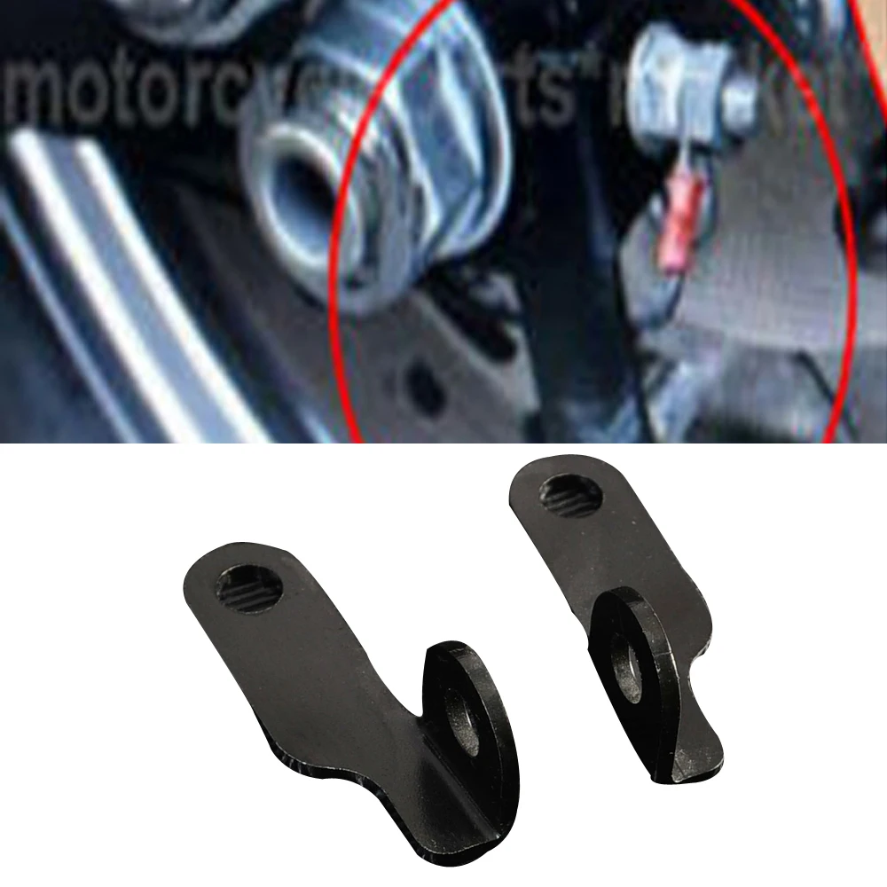 

2pcs Turn Signal Light Relocation Brackets Axle Mount For Harley Sportster Dyna