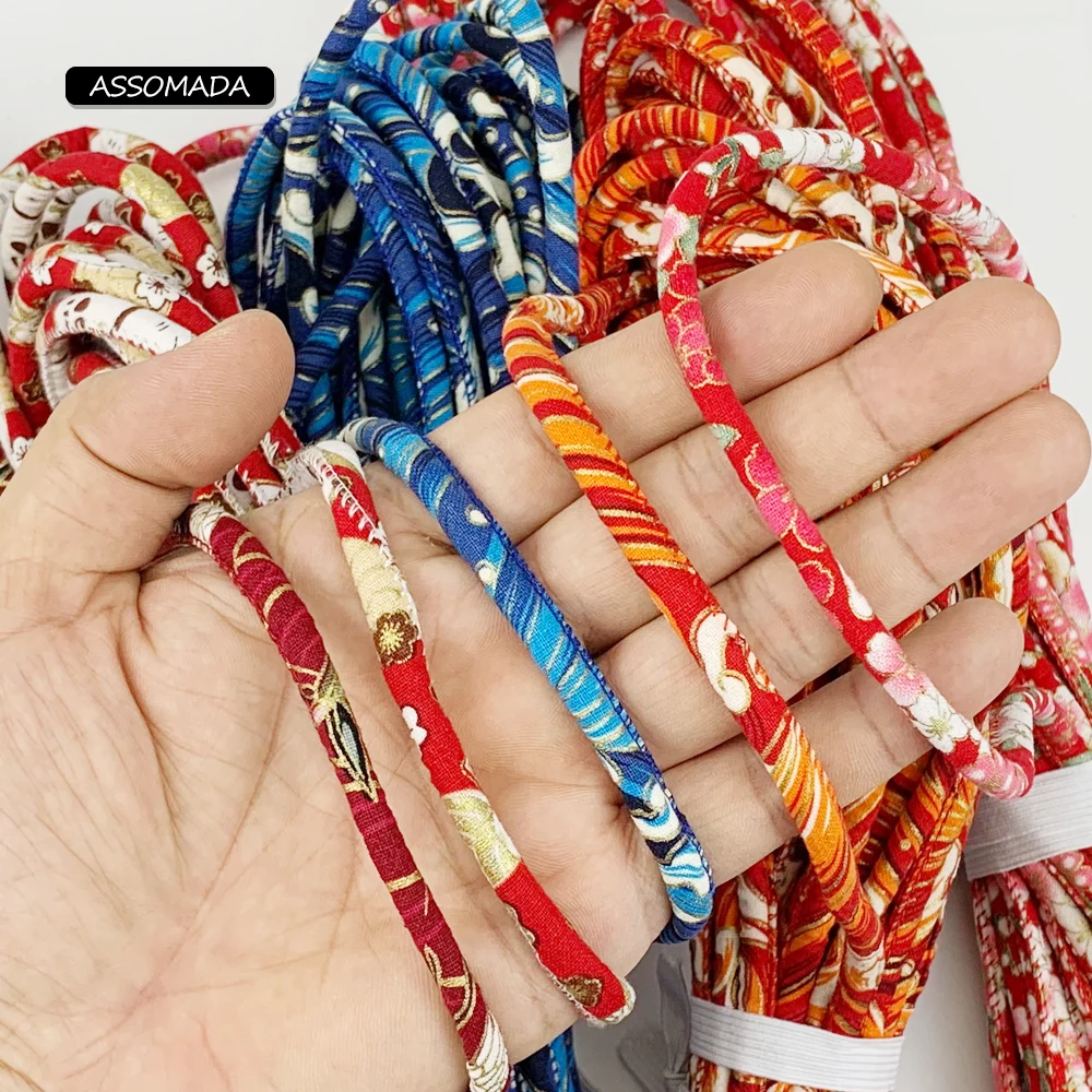 Рисунок 6 - Круглый хлопковый шнур с национальным рисунком