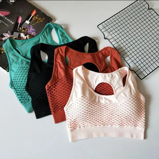 gym shirt fitness push up sports bra seamless yoga wear for women | Спорт и развлечения