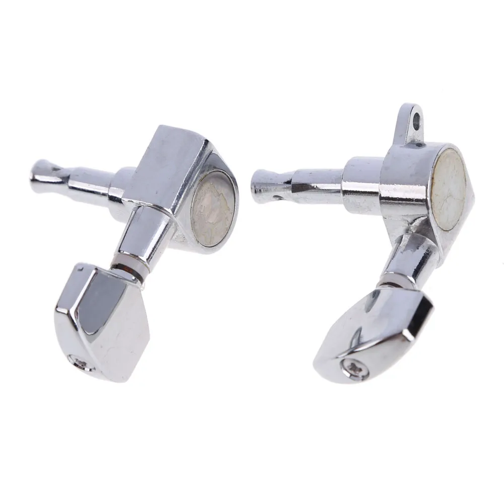 gitarre string tuning pegs tuner mechaniken akustische elektrische eft rechts 6 chrome gitarre string zubehör musik instrumente free global shipp