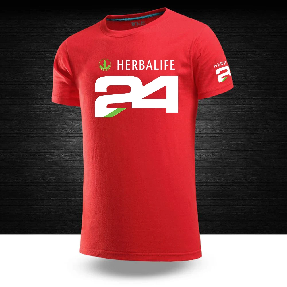 Мужская футболка Herbalife 2021 с 24 логотипами новая однотонная мужская из 100% хлопка