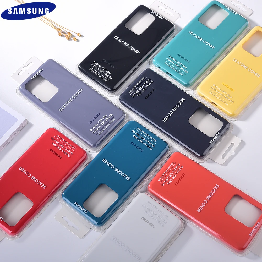 Оригинальный Ультратонкий силиконовый чехол Samsung Galaxy S20 plus защитный на заднюю