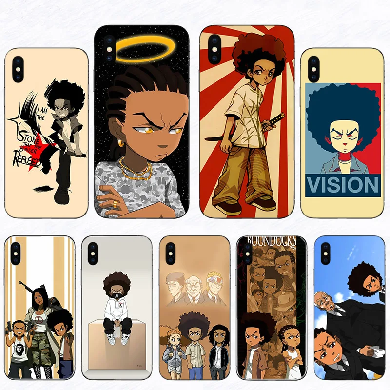 

The Boondocks Comic Soft Cover For Iphone SE 2020 XS 11 Pro Max XS 12 Mini Phone Case X XR 7 6 8 6S Plus 5 Mobile Shell