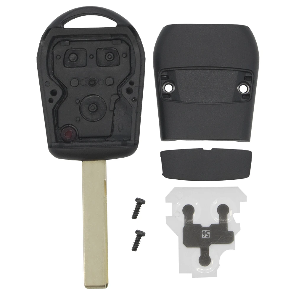 WhatsKey 3 Button Car Key Shell Cover Fob Case For BMW Z3 E31 E32 E38 E34 E36 E39 E46 Replacement Uncut Blade on. - Корпус для ключа автомобиля с 3 кнопками WhatsKey для BMW Z3 E31 E32 E38 E34 E36 E39 E46.