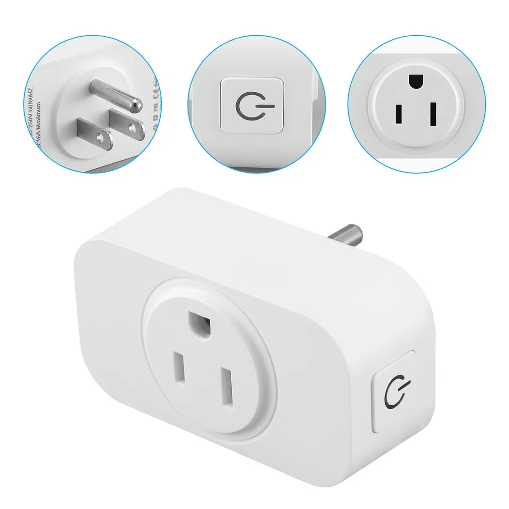Умная Wi Fi розетка 250V 16A дома в стиле граффити синхронизации голосового