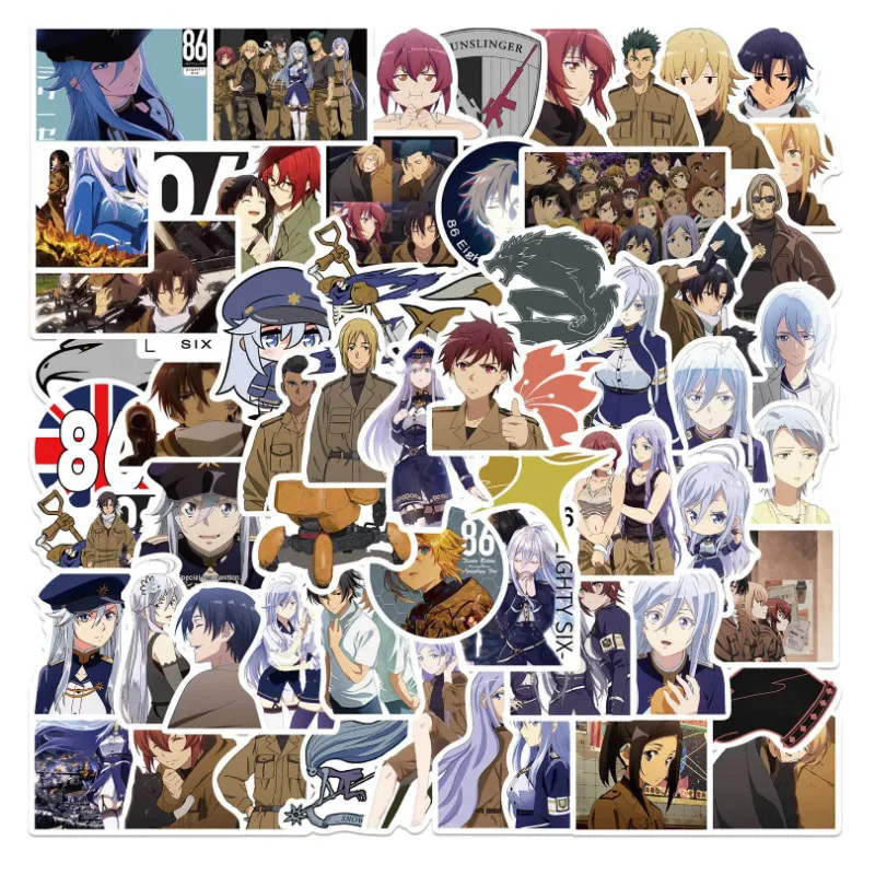 

10/30/50pcs Anime Does Not Exist War Zone Stickers Fighting Youth Commander Girl Fridge Guitar Skateboard Travel Suitcase