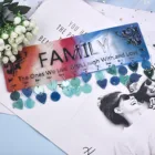 Креативные силиконовые формы с календарем для самостоятельной сборки, зеркальная форма ручной работы, инструменты для изготовления ювелирных изделий, украшение стола