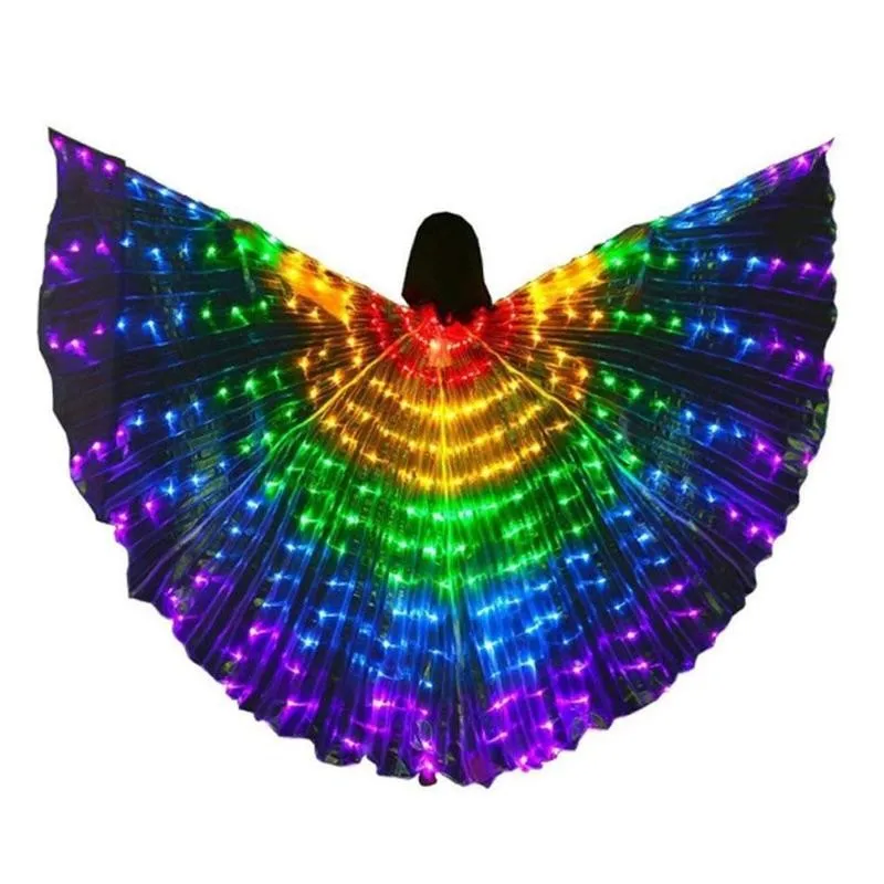 Светодиодное платье для танца живота флуоресцентный костюм выступления со