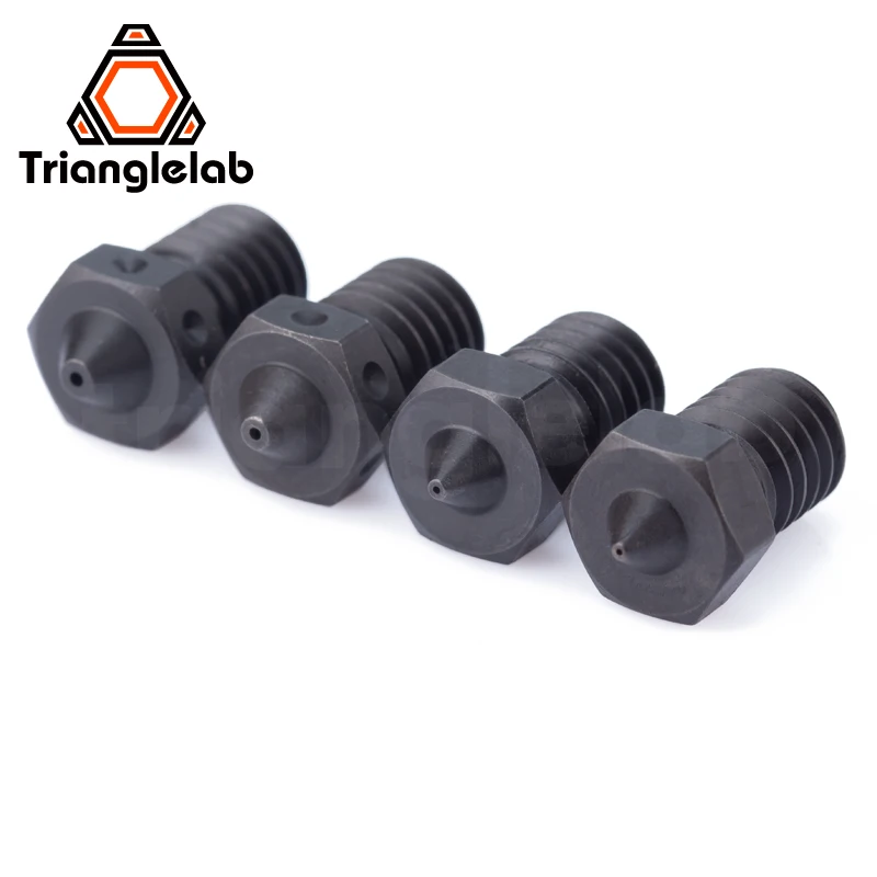 Сопла Trianglelab V6 из закаленной стали A2 для печати наполнитель PEI PEEK или углеродное