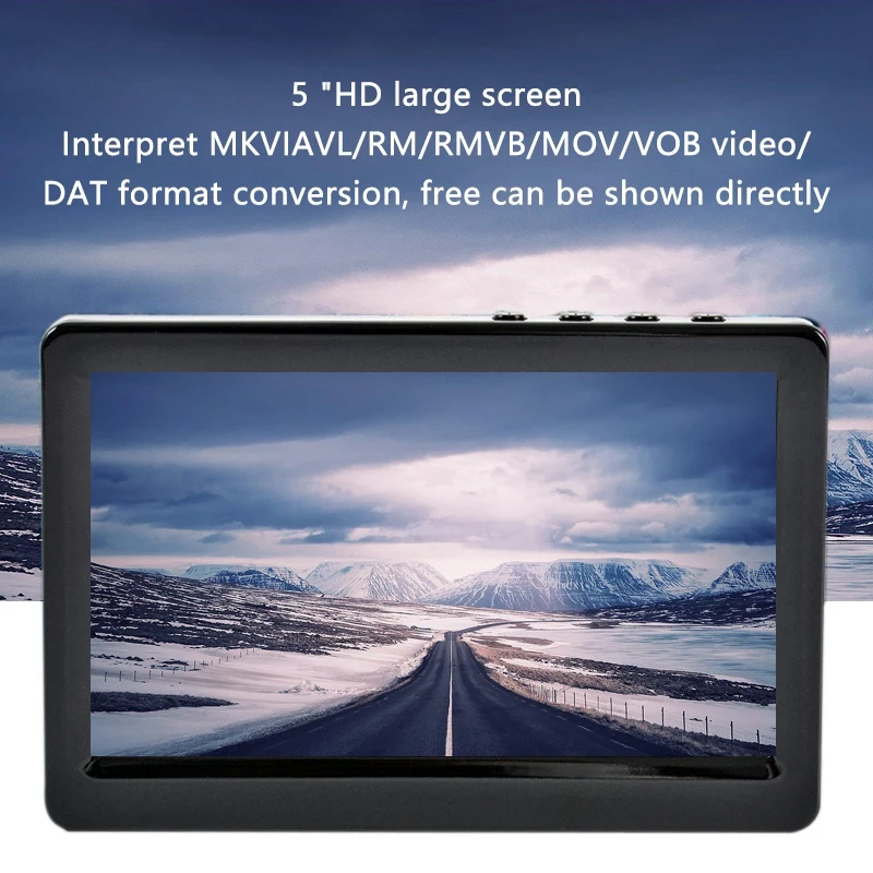 

5-Inch HD Capacitive Contact Screen MP5 Video Player with External Lossless Sound Quality Music Mp4 with E-Book Games