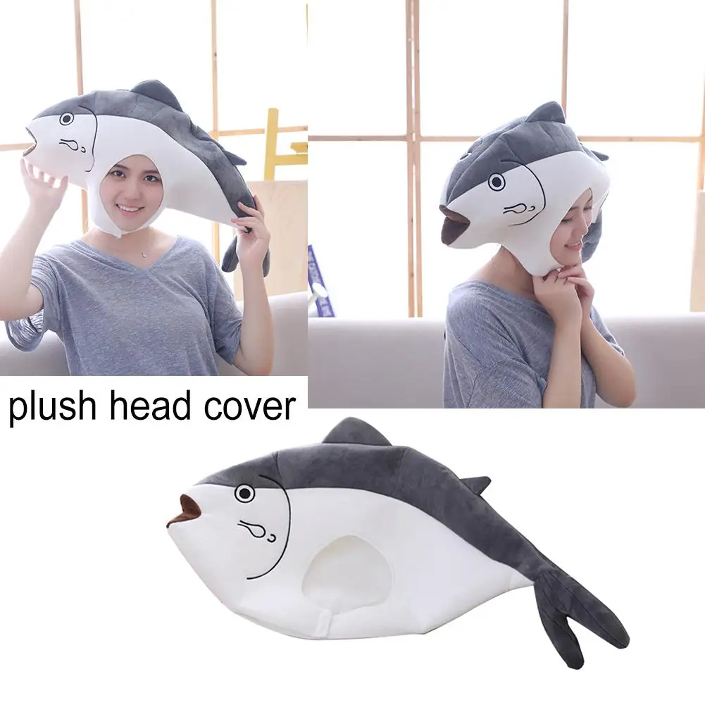Соленая рыба подшлемник шапка для животного взрослых мультфильм животных