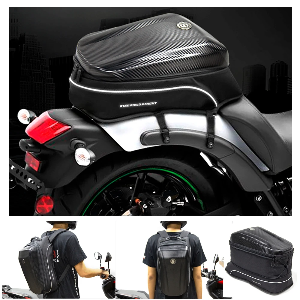 Сумка на заднее сиденье мотоцикла комплект из жесткого чехла для дорожной сумки
