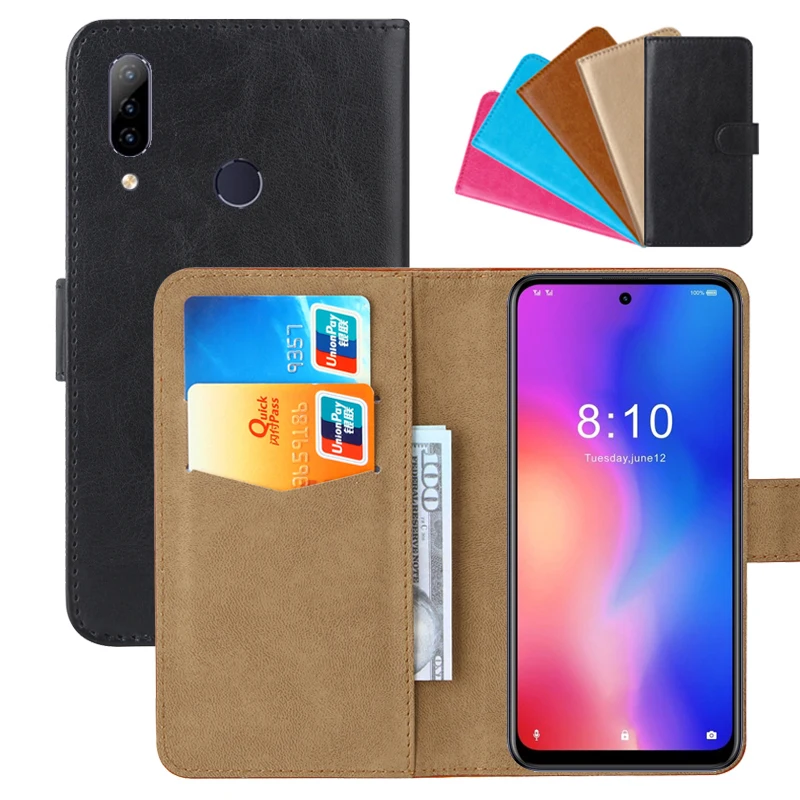 Роскошный чехол кошелек для HomTom P30 Pro Ретро флип из искусственной кожи с