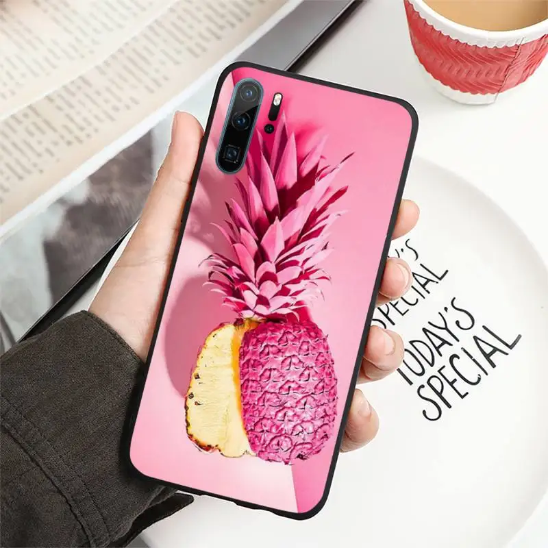

Pineapple fruit color Phone Case For Huawei honor Mate P 10 20 30 40 i 9 8 pro x Lite smart 2019 nova 5t