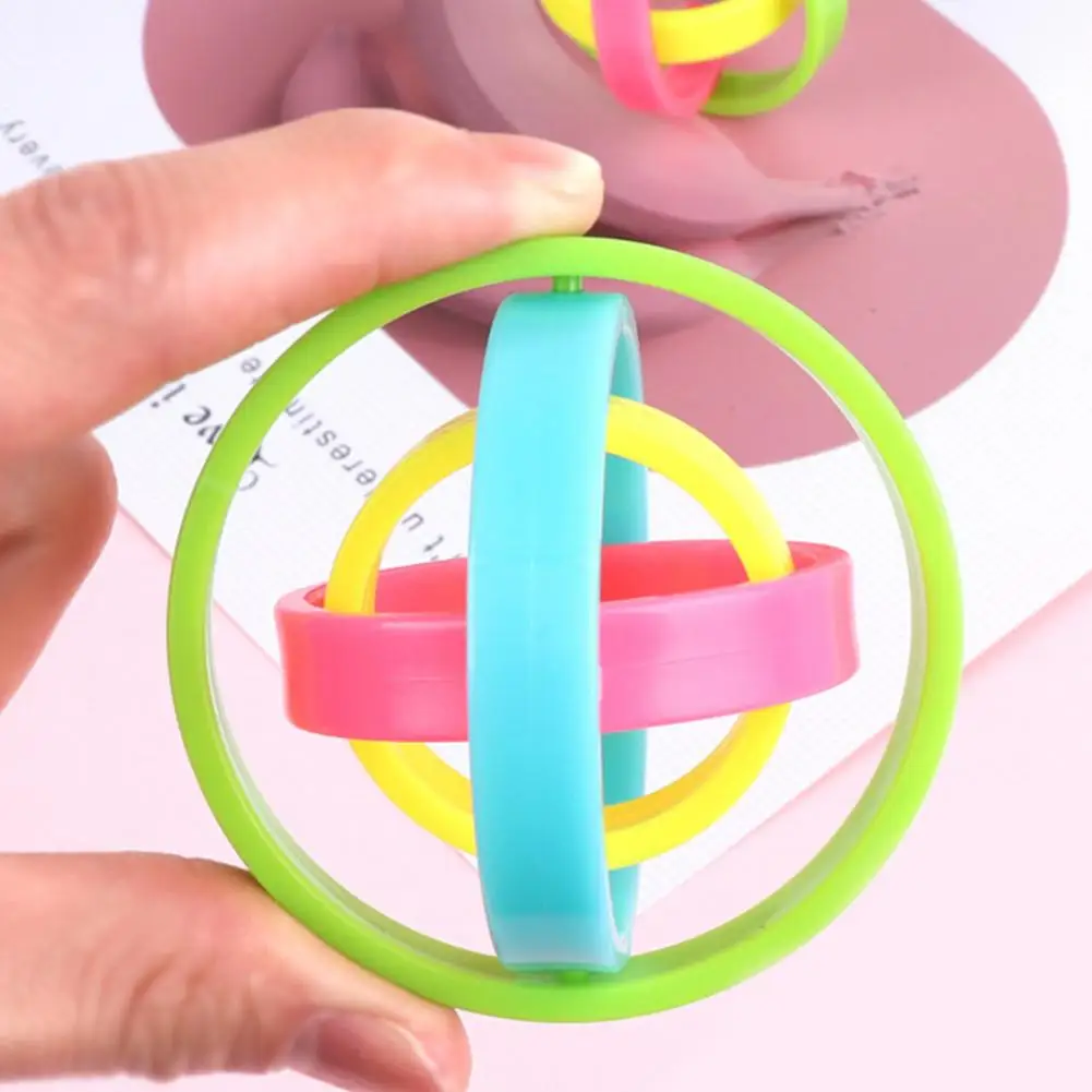 Giroscopio de rotaci&oacute;n inercial Universal para ni&ntilde;os, giroscopio para aprender, juguete educativo, giratorio, creativo, luminoso-0