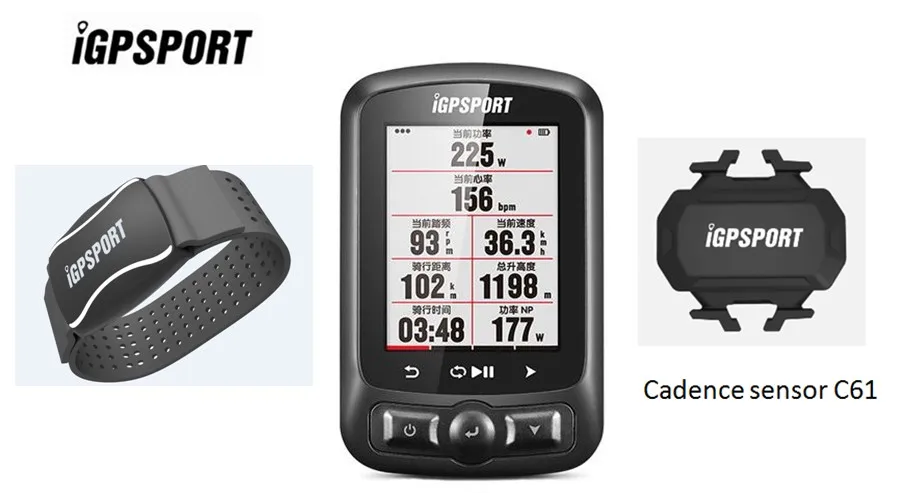 HR60 с I gps портом IGS 618 Велокомпьютер gps Bluetooth ANT - Цвет: 5