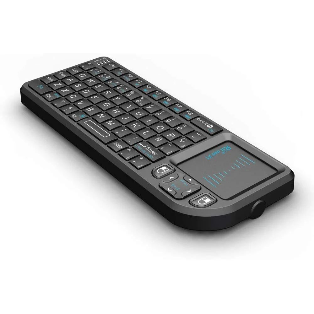 Rii Mini Wireless English Keyboard with TouchPad for Android TV Box/Mini PC/Laptop Mac, Laptop, Windows, Tablet
