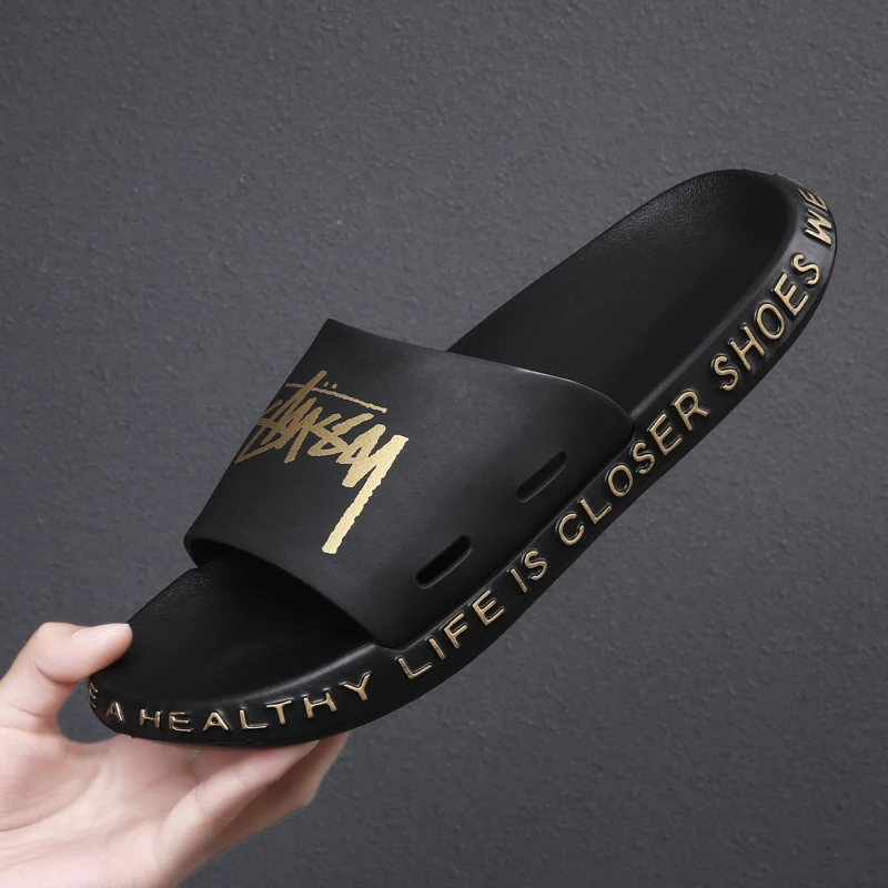 

Bath Slippers Men Slippers Massage For Men Outdoor Flip Flops Sandals Shoe Man Summer Slippers-men Shoes Slipper Home