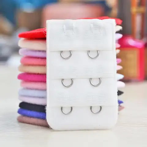 10PC Bra Extender For Women's Elastic Bra Extension Strap Hook Clip Expander Adjustable Belt Buckle Intimates