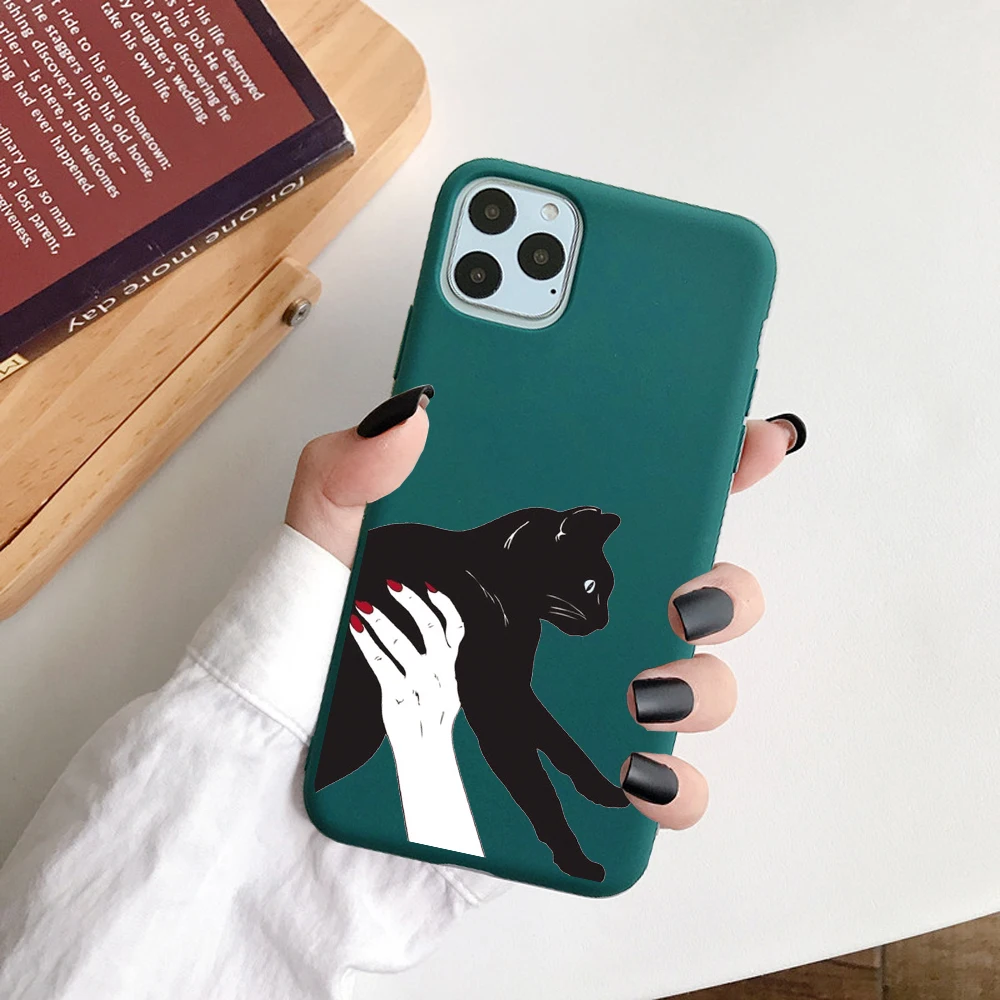Забавный мультяшный чехол для телефона iPhone 11 Pro Max 7 8 Plus 6 6s Мягкий из ТПУ X XR XS SE 2020