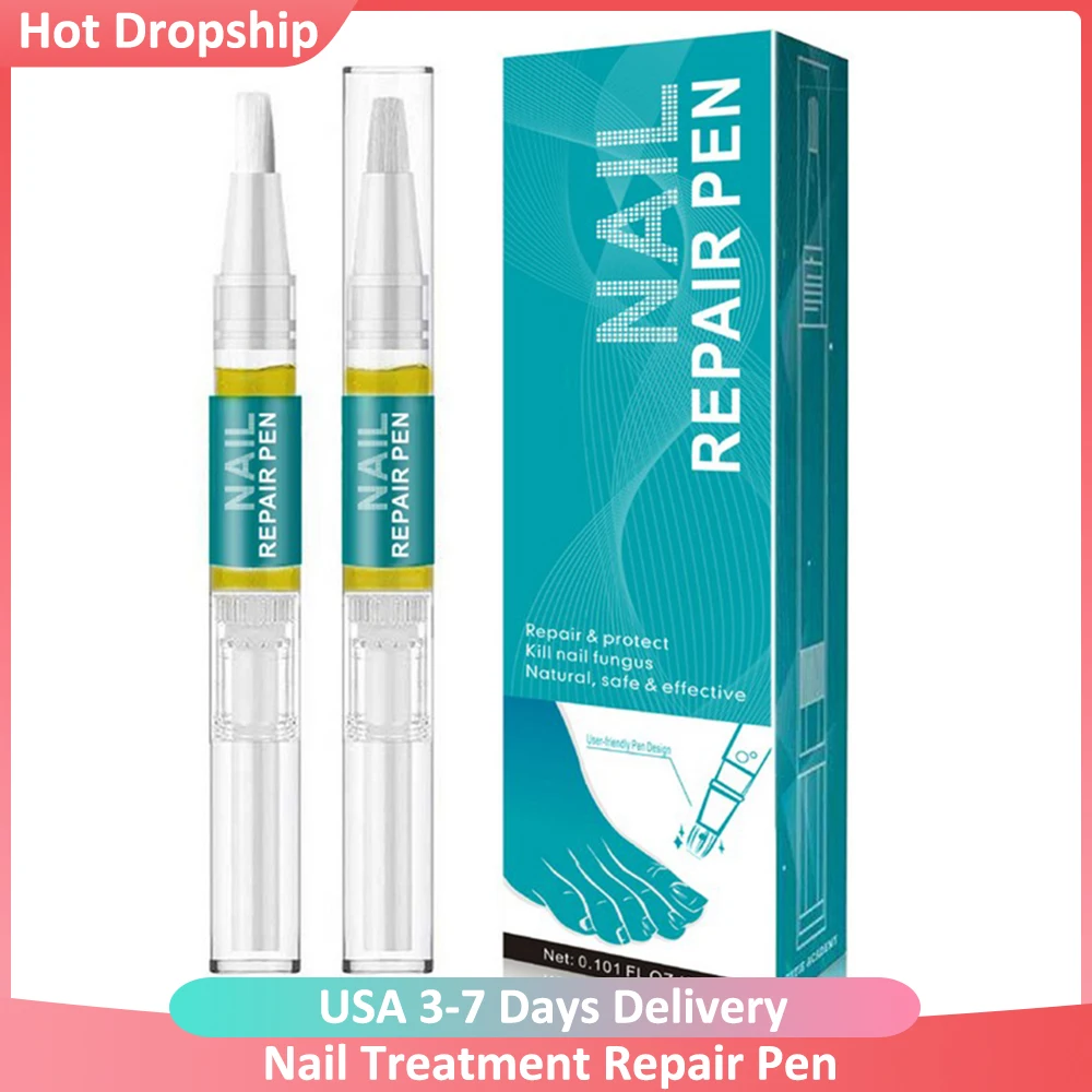 

3ml 2Pcs Anti Fungal Treatment Repair Nail Pen Onychomycosis Paronychia Infection Chinese Herbal Finger Nails Health Care Pen