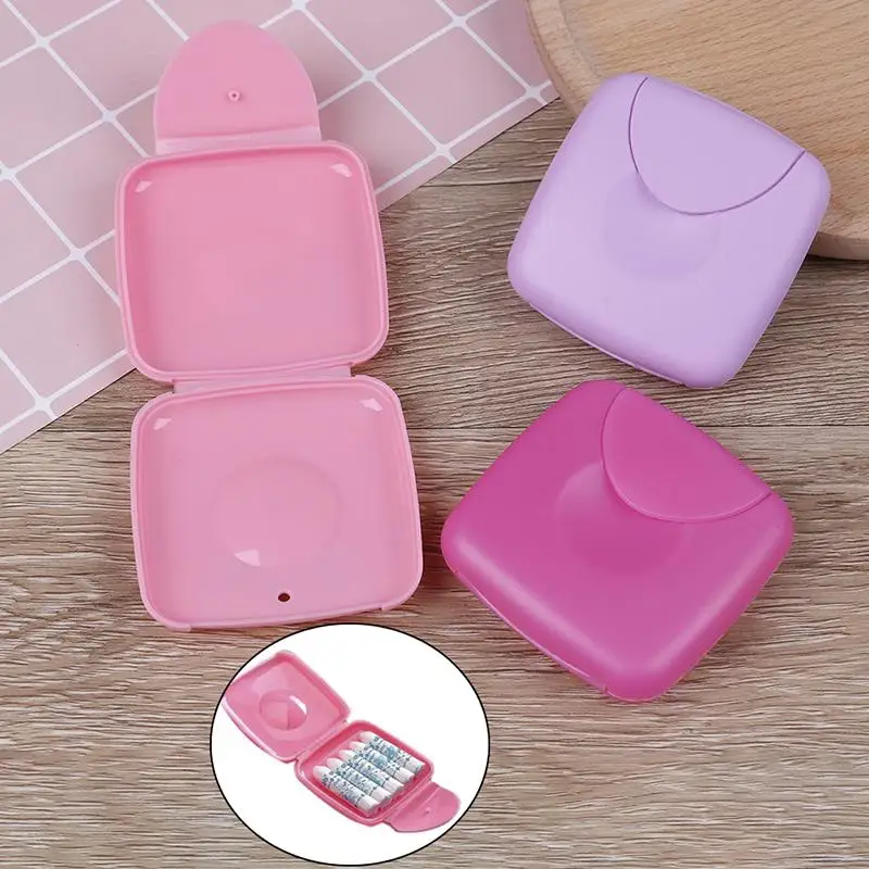 1Piece Travel Outdoor Portable Women Tampons Storage Box Holder Tool Set Color Random Waterproof and Leakproof Soap | Дом и сад