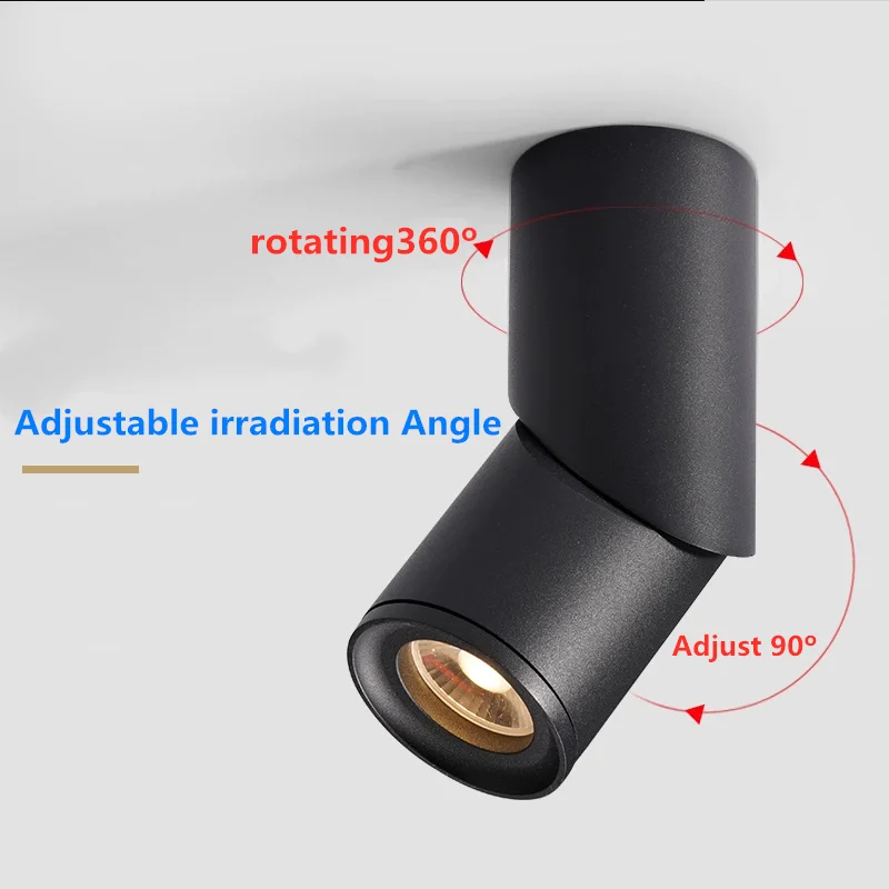 Цилиндрические вращающиеся складсветодиодный светодиодные светильники с